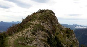 Puig dels Llops durant la sortida a la canal dels Ganxos.