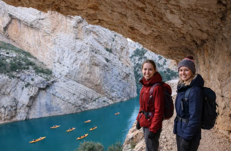 Congost de Mont-rebei: El camí excavat a la roca