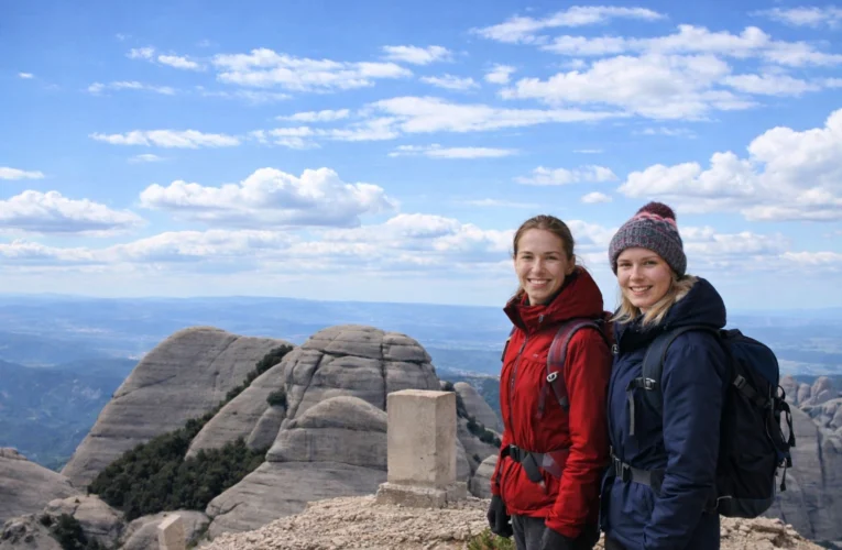 Ruta a Sant Jeroni Montserrat: Pujada al cim des del Monestir